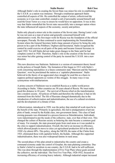 essays on communism in russia